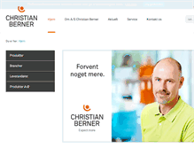 Tablet Screenshot of christianberner.dk